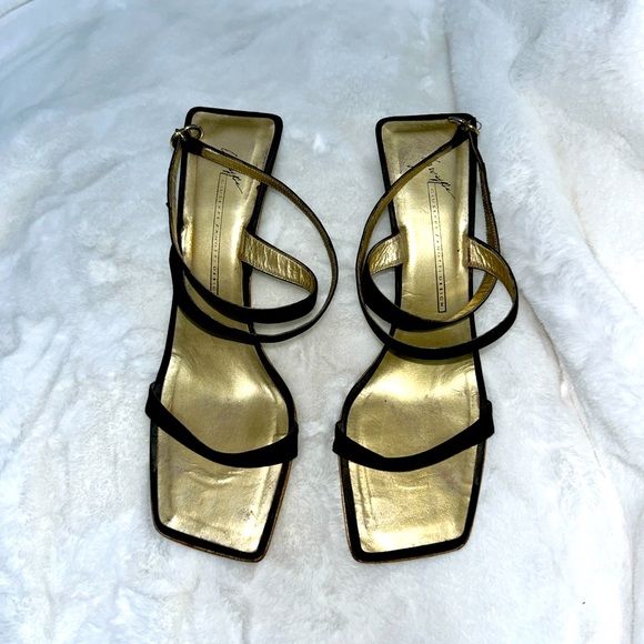 VINTAGE Giuseppe Zanotti Pearl Heels - Black - 10B